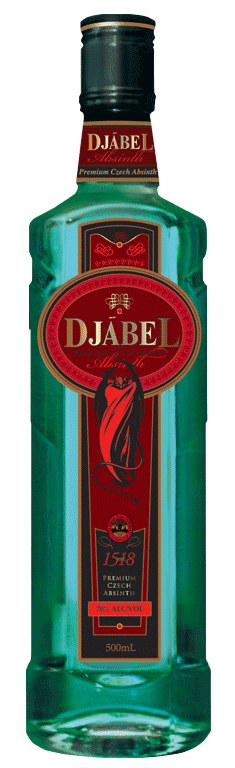 Beware of Djabel - it means ‘Devil’ in Czech.
Djabel has a higher thujone content than Green Fairy making it stronger and more intense. The botanical base of Djabel makes it an interesting alternative to gin.