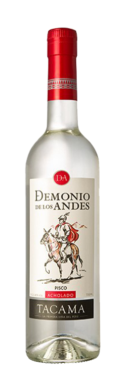 Made from the blending of di erent grape variants. The term “acholado” comes from the colloquial de nition of the word “cholo” which expresses the mixture of races in Peru’s Andean region. This kind of pisco combines a great structure of an aromatic pisco with the palate of a non-aromatic pisco.