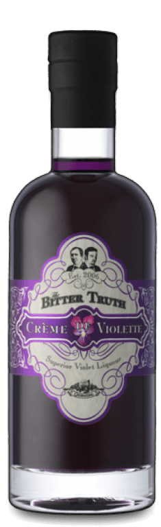 Made from wild violet blossoms that grow in the Alps, they are then added to the  nest grain (neutral) spirit. It captures the delicate and elegant  avors of this fragile  ower in a very impressive way. This authentic violet liqueur  ts perfectly in classic cocktails like The Aviation and The Blue Moon, true to the original recipes, as well as modern cocktails such as the Violette Fizz. Tasting Notes: Slightly sweet and very  owery. The violet aroma is very subdued and natural.