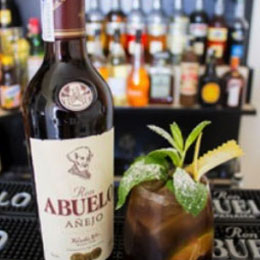 Abuelo Libre
Ron Abuelo Añejo
Simple sugar syrup
The Bitter Truth Jerry Thomas bitters
Fresh lime